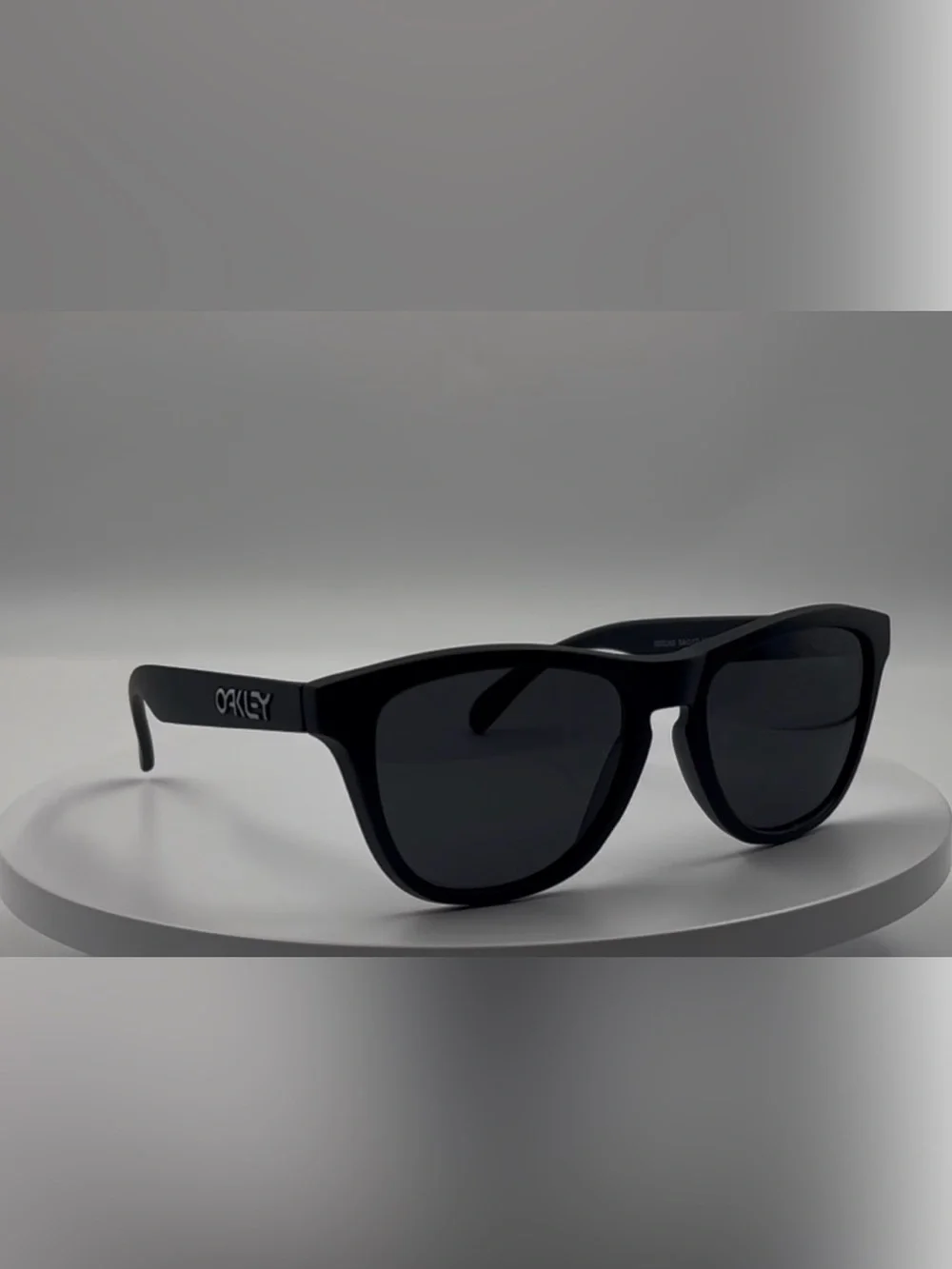 Oakley Black Frame with Dark Gray Lenses Sunglasses